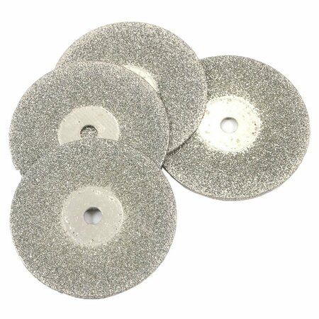 FORNEY Diamond Wheels, Replacements, 3/4 in, 4-Piece 60249